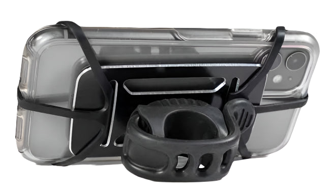 Lezyne CNC Aluminum Platform with Rubber Grip Pad & Strap
