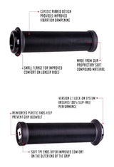 ODI Longneck V2.1 Lock-On 135mm Grips Black