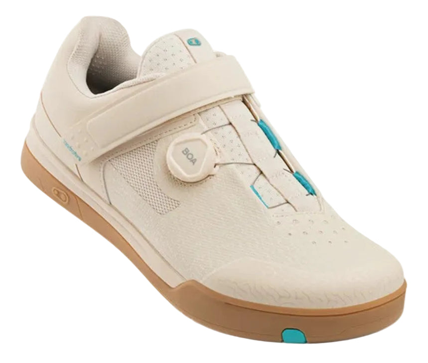 Crank Brothers SHOES MALLET BOA LE SAND / TEAL BLUE CLIPLESS