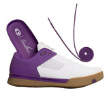 Crank Brothers SHOES MALLET LACE LE WHITE / PURPLE CLIPLESS SP