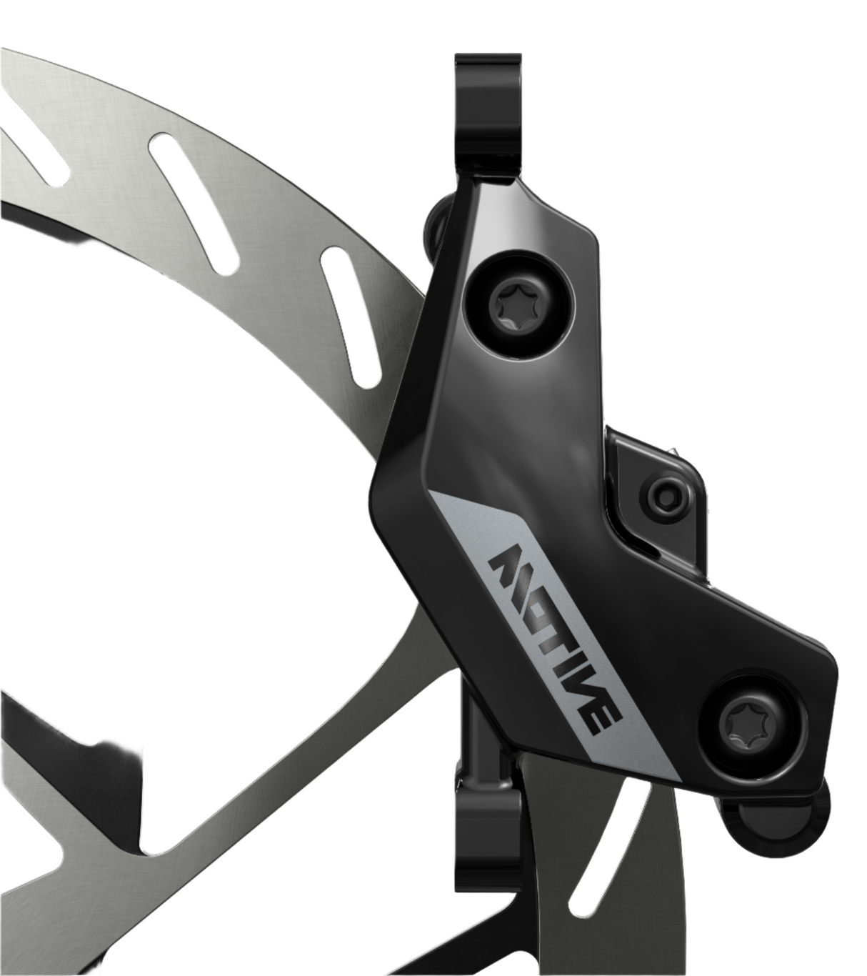Sram Disc Brake Motive Silver - Black Ano, Bearing Lever, 950mm Hose