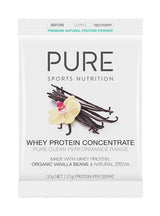 Pure Whey Natural Protein Powder 30g Sachet Vanilla