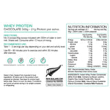 Pure Whey Natural Protein Powder 500g Cacao Chocolate