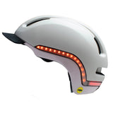 Nutcase Vio Rozay MIPS Helmet White w/Led Lighting