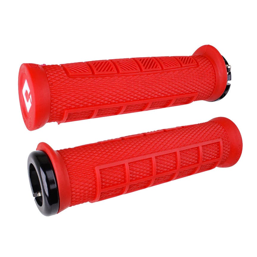 ODI Elite Pro 130mm Lock-On MTB Grips Red