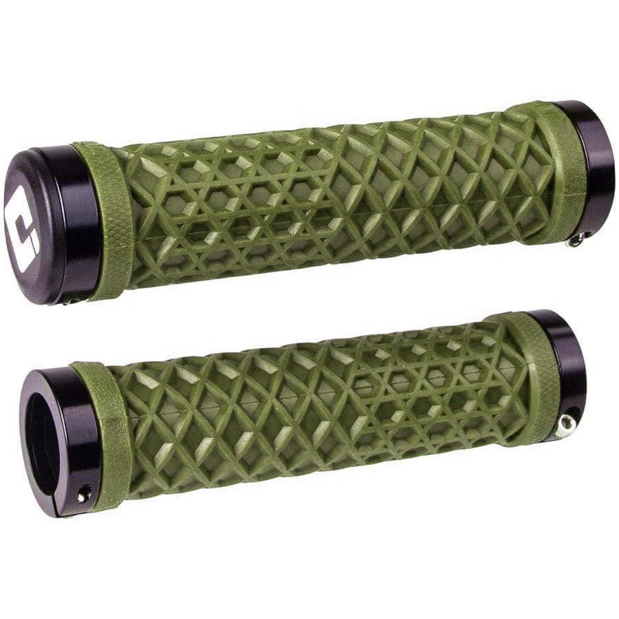 ODI Limited Edition Vans 130mm Lock-On Grips Army Green