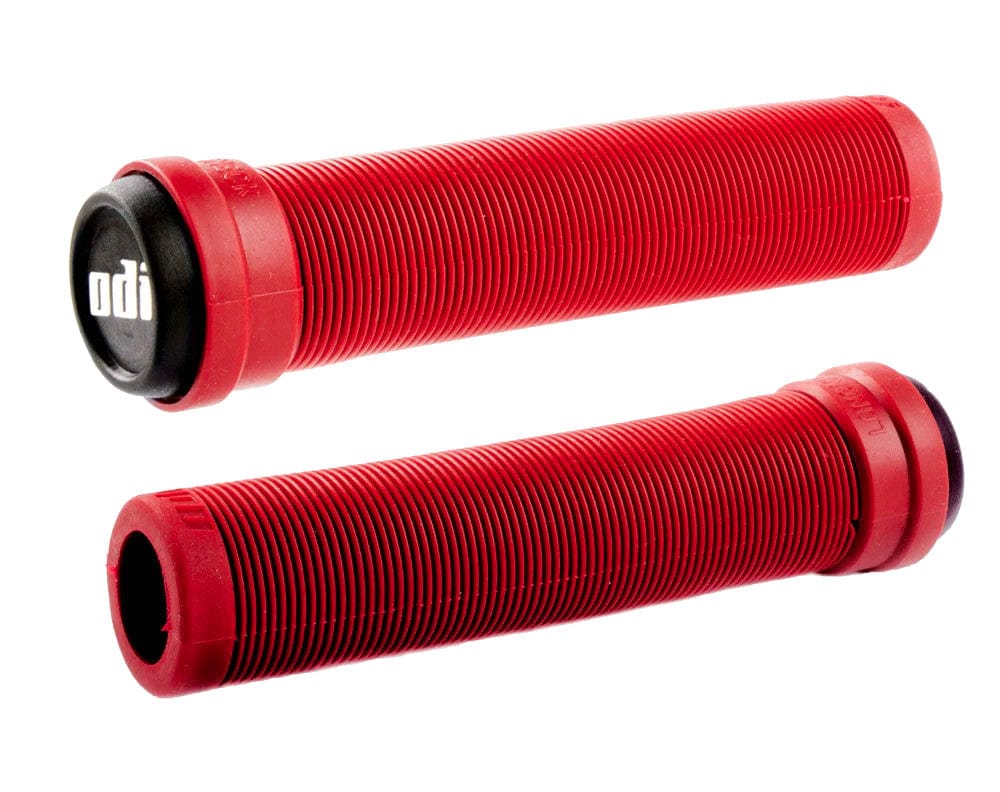 ODI Soft Longneck 135mm Flangeless BMX Grips Red