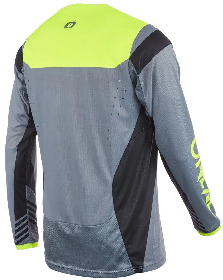 ONeal Element FR Youth Jersey Hybrid Gray/Neon Yellow BCAK 