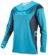 ONeal Element FR Jersey Hybrid Petrol/Teal SIDE FRONT 