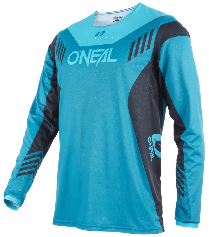 ONeal Element FR Jersey Hybrid Petrol/Teal SIDE FRONT 