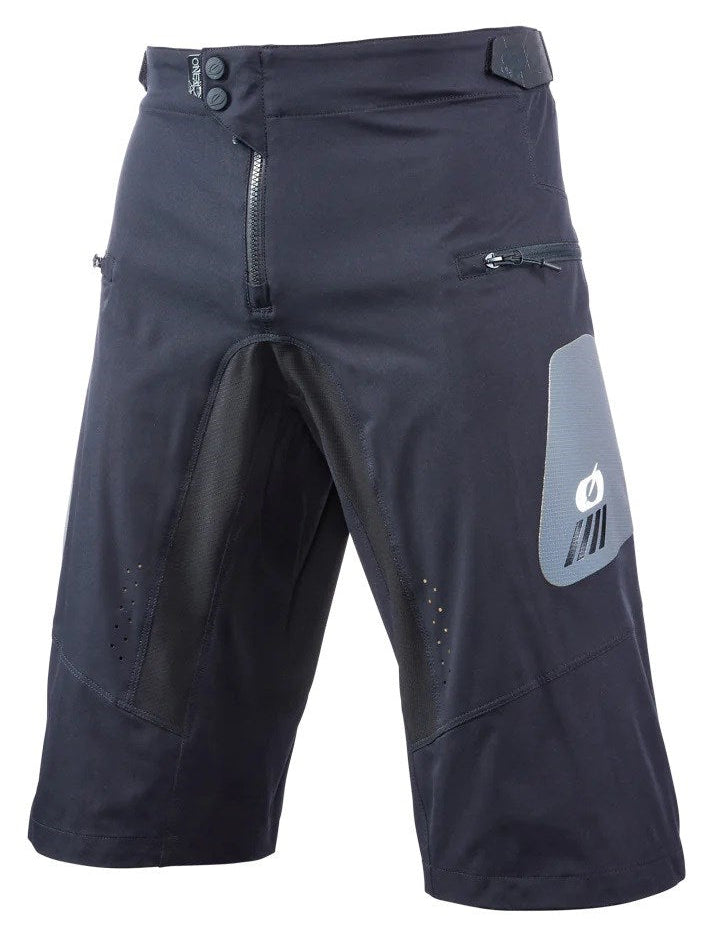 ONeal Element FR Youth Hybrid Shorts Black/Grey FRONT 