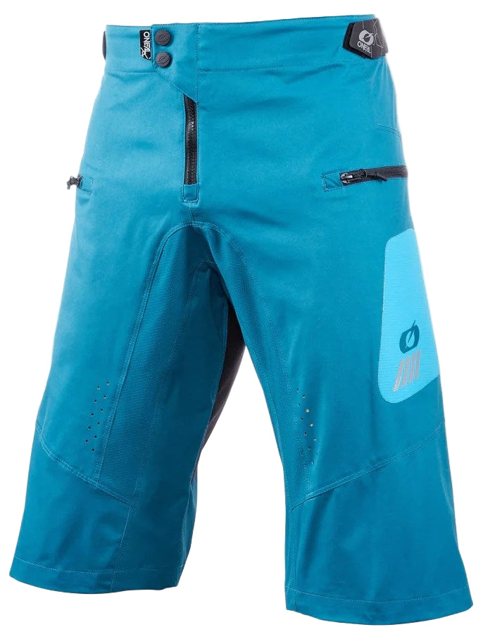 ONeal Element FR Hybrid Shorts Petrol/Teal FRONT 