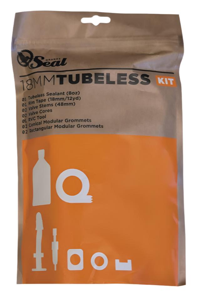 Orange Seal Tubeless Conversion Kit 18mm Tape