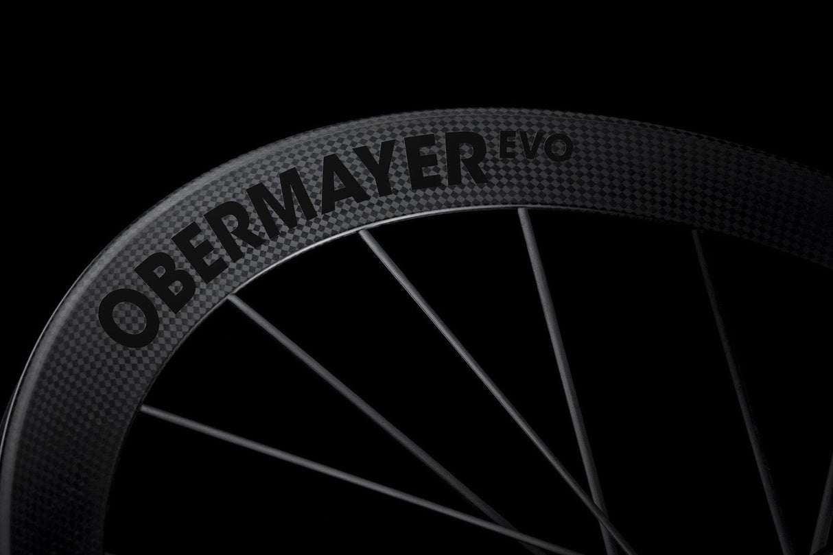 Lightweight Obermayer Evo Schwarz Edition Disc Road Wheelset (Shimano)