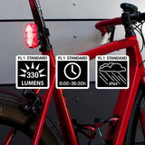 NiteRider Omega 330lm LED Rechargeable Tail Light