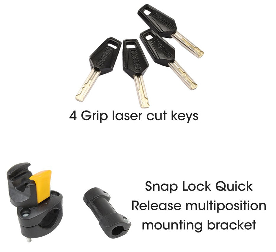OnGuard Pitbull X-Series 14mm Key U-Lock 11.5cm x 23cm