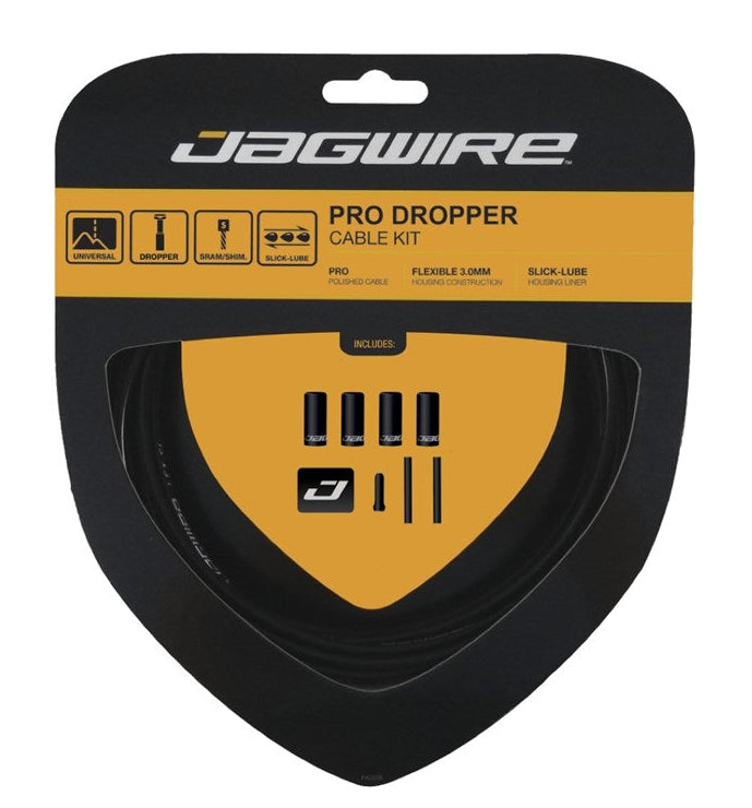 Jagwire Pro Dropper Kit LEX-SL 3mm Housing & 0.8mm Polished SS Inner Cable