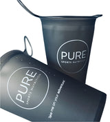 Pure Collapsible Soft Cup Charcoal 225ml
