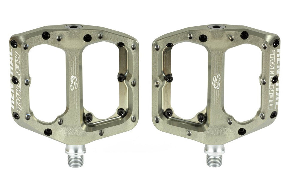 Renthal Revo-F Aluminum Flat Pedal Gold