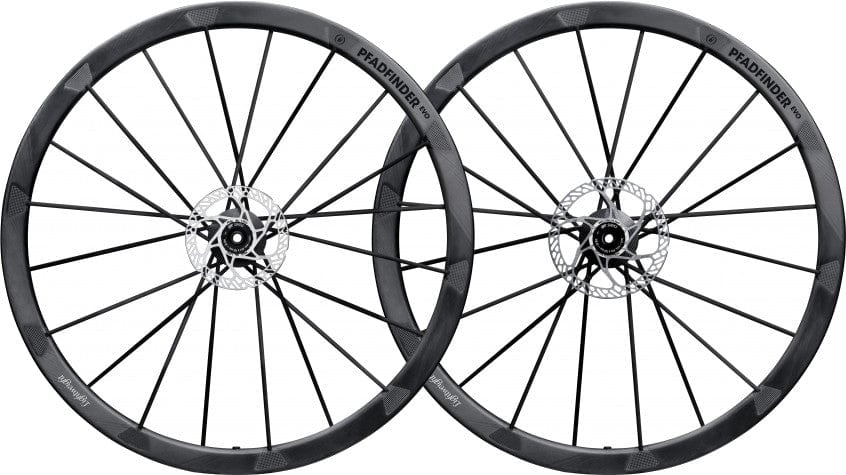 Lightweight PFADFINDER EVO Schwarz Edition Gravel Disc Wheelset (Shimano/SRAM)