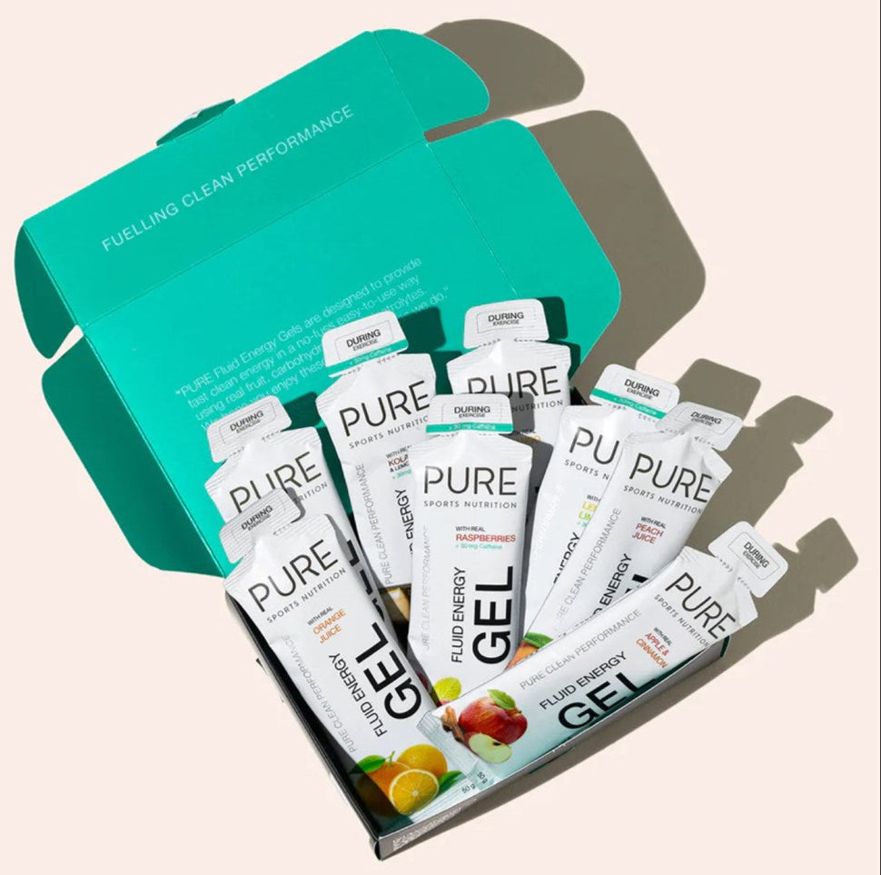 Pure Fluid Energy Gel 50g 8 Pack