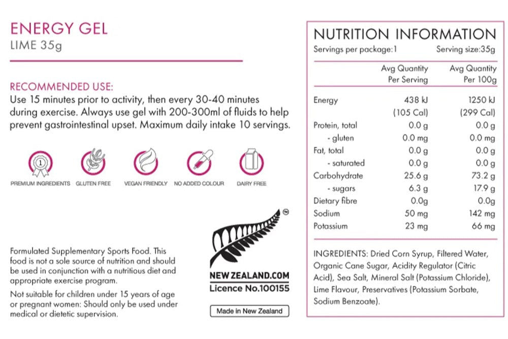 Peakfuel Energy Gel 35G - Cola (16 Gels)