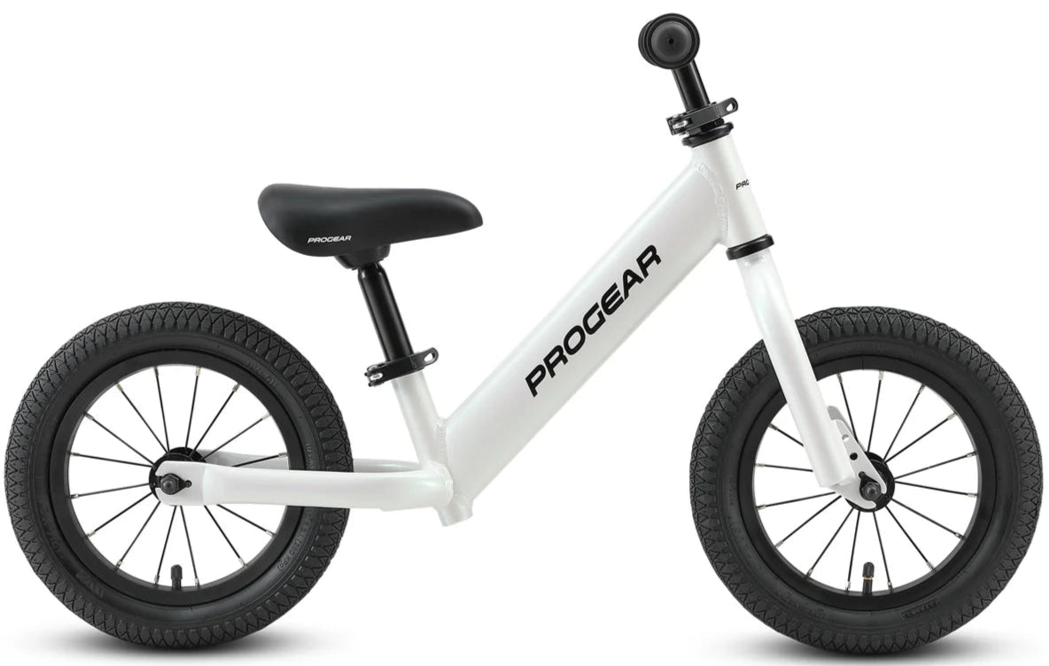 Progear DuraLite 12" Kids Balance Bike - Pearl White