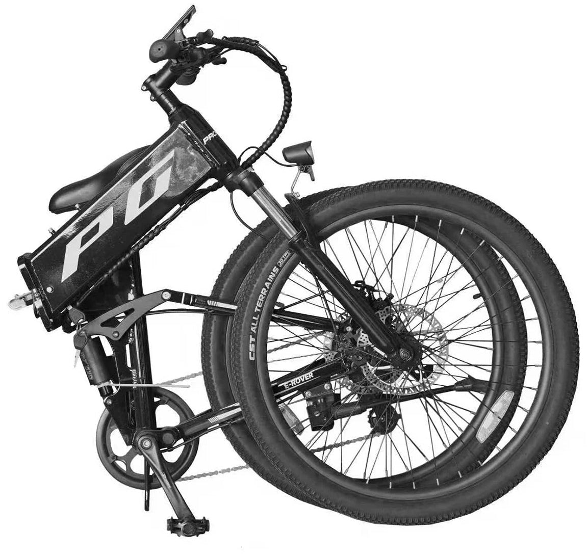Progear E-Rover Electric Folding MTB 26" - Gloss Black