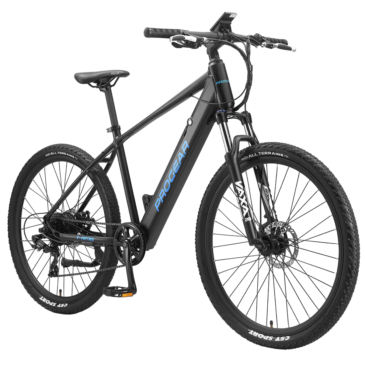 Progear E-Vantage 27.5 18" MTB E-Bike Black Shadow