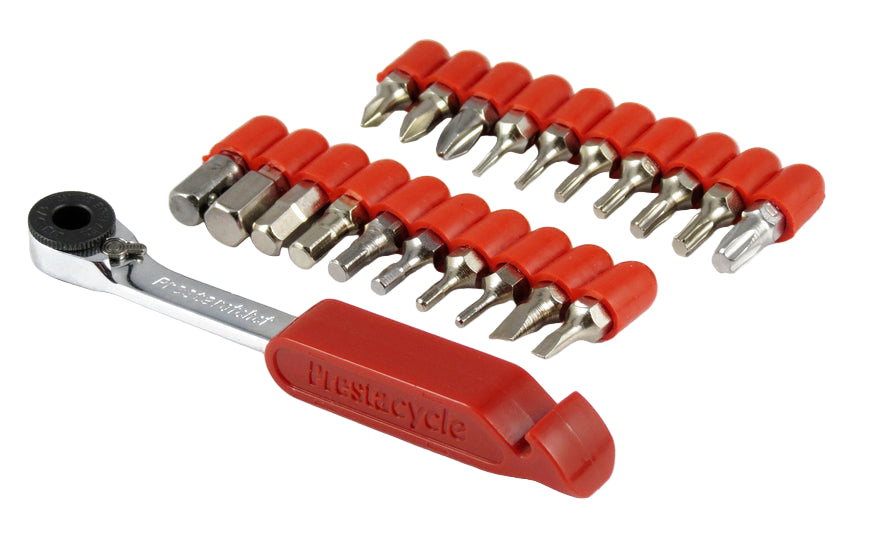 Prestacycle Prestaratchet Multi-Tool Kit 20 Bits