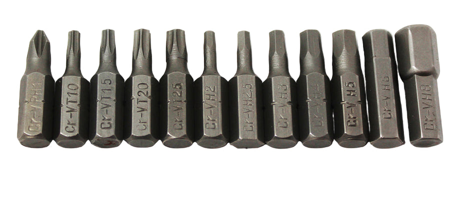Prestacycle 12-Piece CRV Bicycle Tool Bit Set