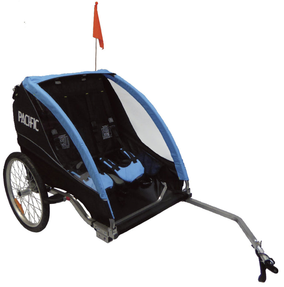 Pacific Deluxe 2 In 1 Trailer/Stroller - 2 Child