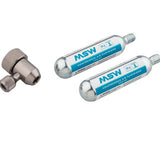MSW Jetstream 38 Inflator Head Silver with 38g Cartridge