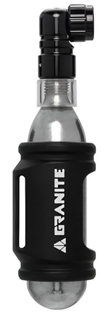 GRANITE PUNK - CNC CO2 inflator with silicone sleeve for 16g canister