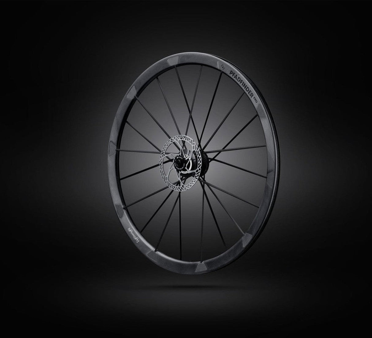 Lightweight Pfadfinder Evo Schwarz Edition Gravel Disc Wheelset