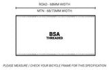 Praxis M30 THRU Bottom Bracket Standard (30/30) BSA Eng Threaded ( 68/73mm)