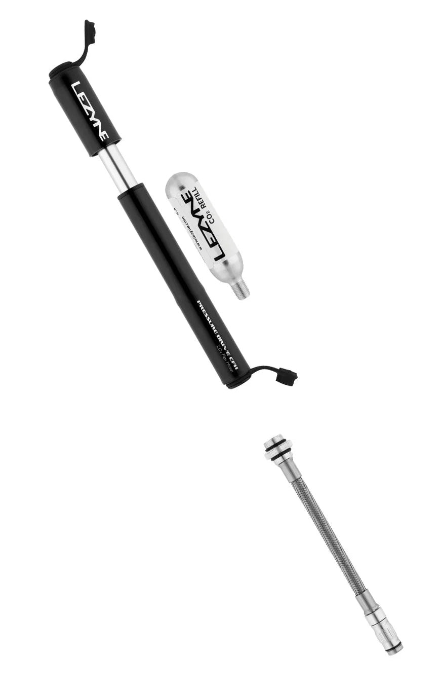 Lezyne Pressure Drive CFH CO2 Inflator/Pump Combo +1x16g