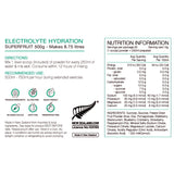 Pure Electrolyte Hydration 500g Drink Superfruit