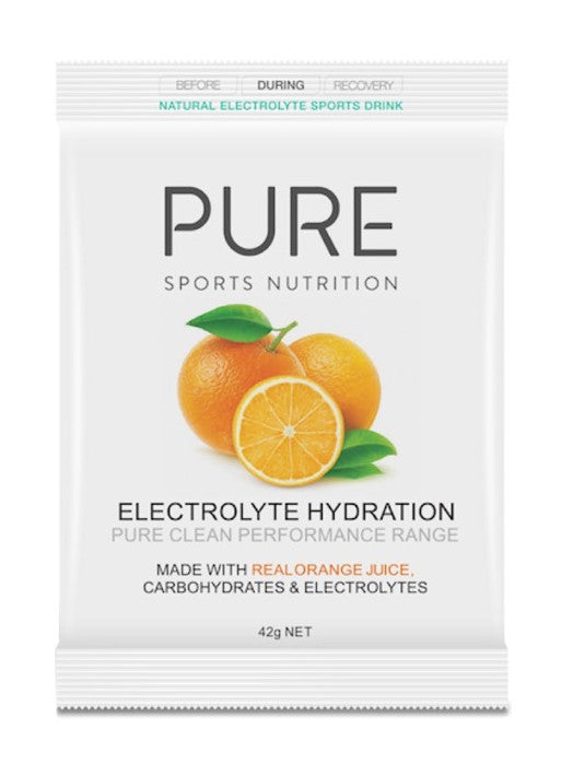 Pure Electrolyte Hydration Drink 42g Sachet Orange