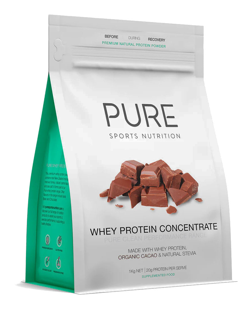 Pure Whey Natural Protein Powder 1kg Cacao Chocolate
