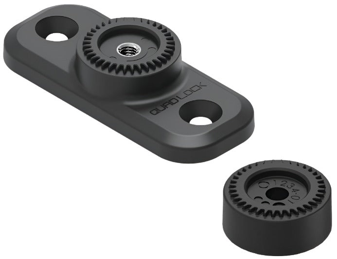 Quad Lock 360 Base-Flat Rectangle 2 Hole
