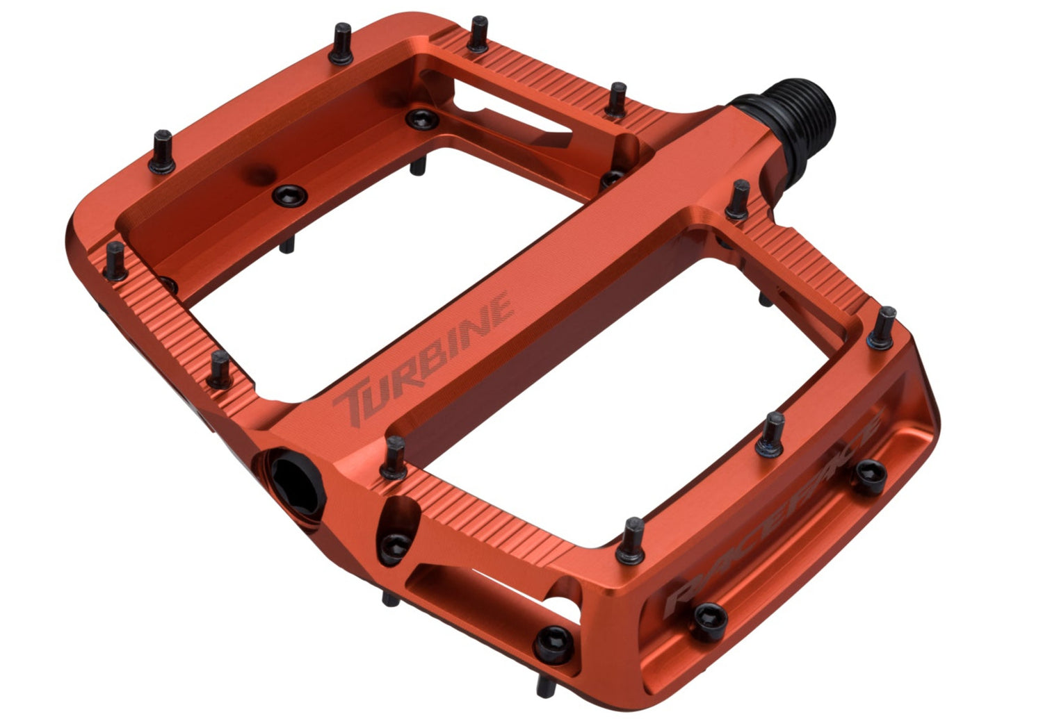 Race Face Turbine 26 Flat Pedals - Orange