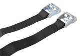 ORTLIEB COMPRESSION STRAPS METAL BUCKLE 50CM (PAIR) BLACK