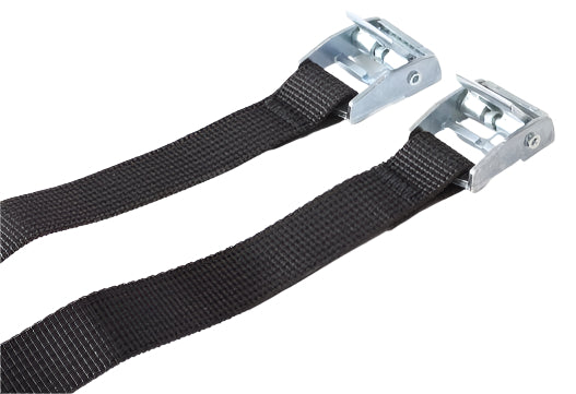 ORTLIEB COMPRESSION STRAPS METAL BUCKLE 200CM (PAIR) BLACK