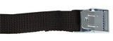 ORTLIEB COMPRESSION STRAPS METAL BUCKLE 50CM (PAIR) BLACK