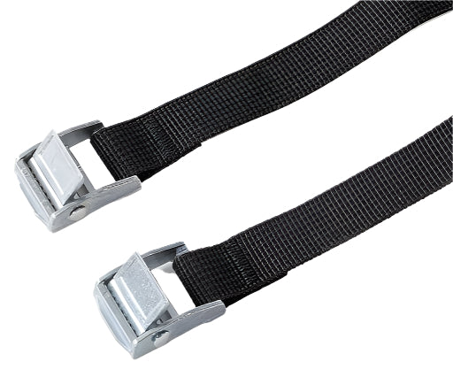 ORTLIEB COMPRESSION STRAPS METAL BUCKLE 50CM (PAIR) BLACK