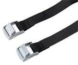 ORTLIEB COMPRESSION STRAPS METAL BUCKLE 50CM (PAIR) BLACK
