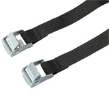ORTLIEB COMPRESSION STRAPS METAL BUCKLE 100CM (PAIR) BLACK