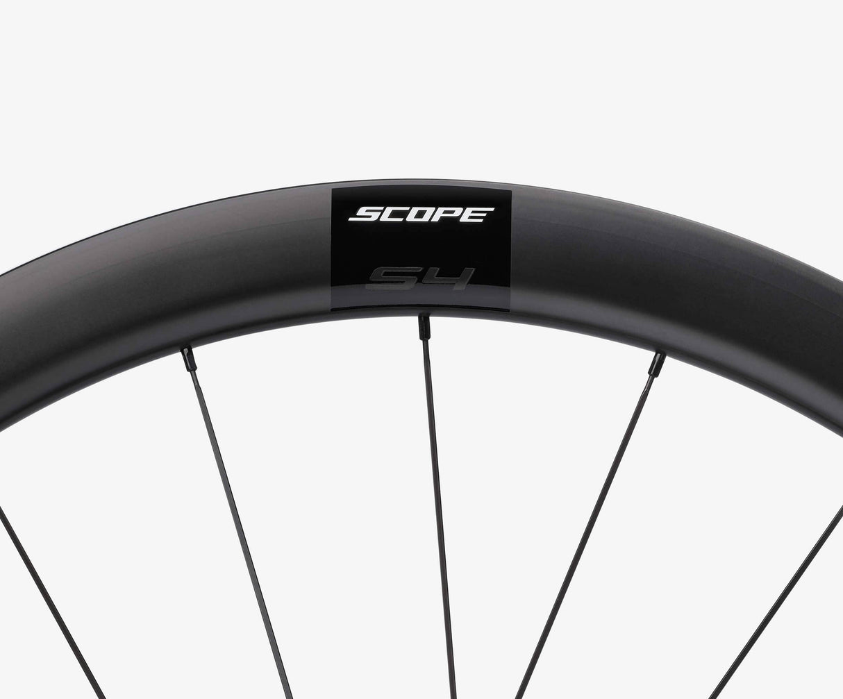 Scope S4 Rim Brake Black Shimano HG Road Wheelset