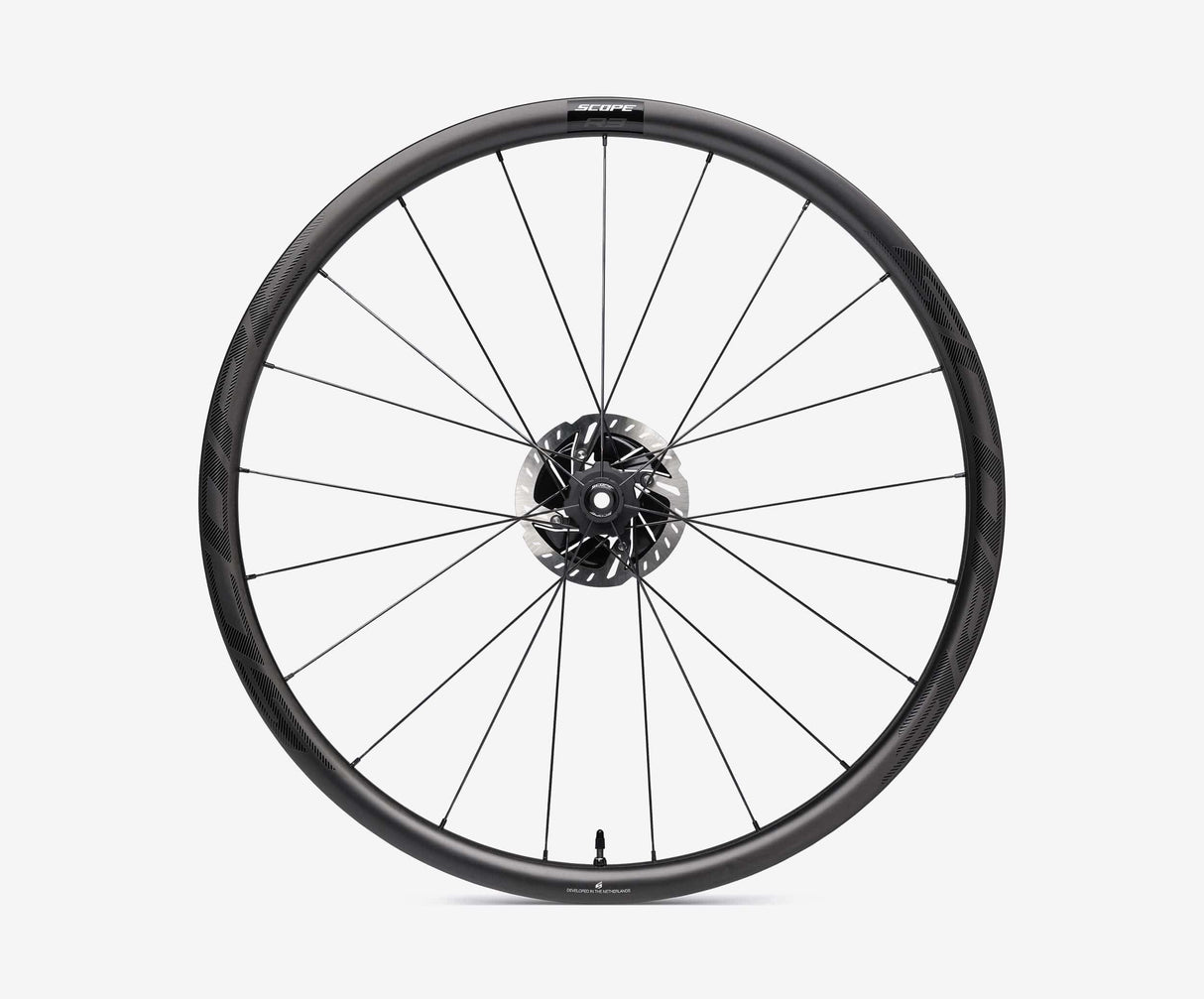 Scope R3 Disc Brake Black Shimano HG Road Wheelset